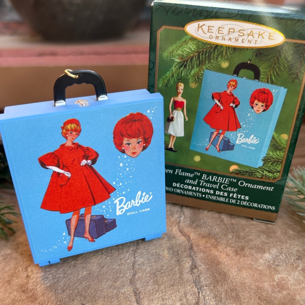Hallmark Barbie Travel Case 2000 Keepsake Ornament New in Box